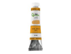 Pintura al oleo liderpapel tubo de aluminio de 20 ml color amarillo naranja