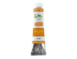 Pintura al oleo liderpapel tubo de aluminio de 20 ml color naranja permanente