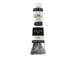 Pintura al oleo liderpapel tubo de aluminio de 20 ml color negro marfil