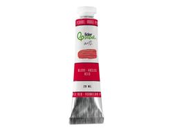 Pintura al oleo liderpapel tubo de aluminio de 20 ml color rojo pirrol