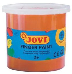 Pintura dedos JOVI 125 ml. Naranja