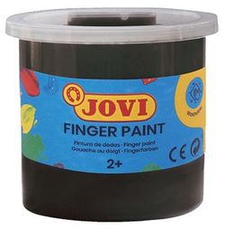 Pintura dedos JOVI 125 ml. Negro