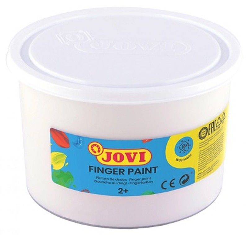 Pintura dedos JOVI 500 ml. Blanco