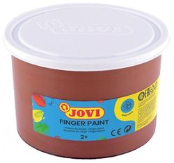 Pintura dedos JOVI 500 ml. Marrón