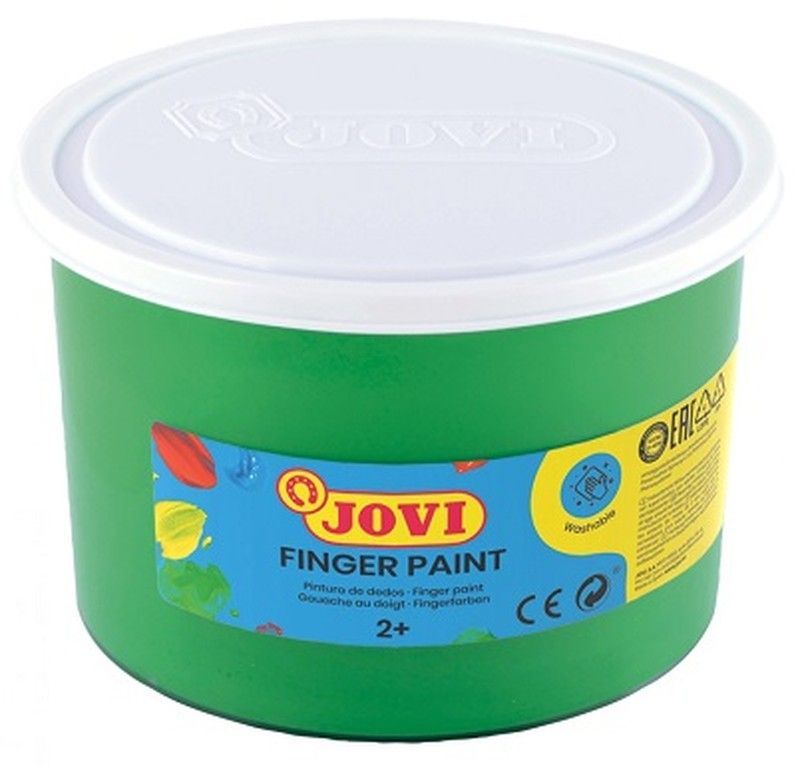 Pintura dedos JOVI 500 ml. Verde
