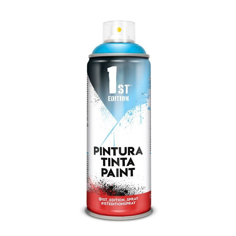Pintura En Spray 1st Edition 520cc / 300ml Mate Azul Piscina Ref 653