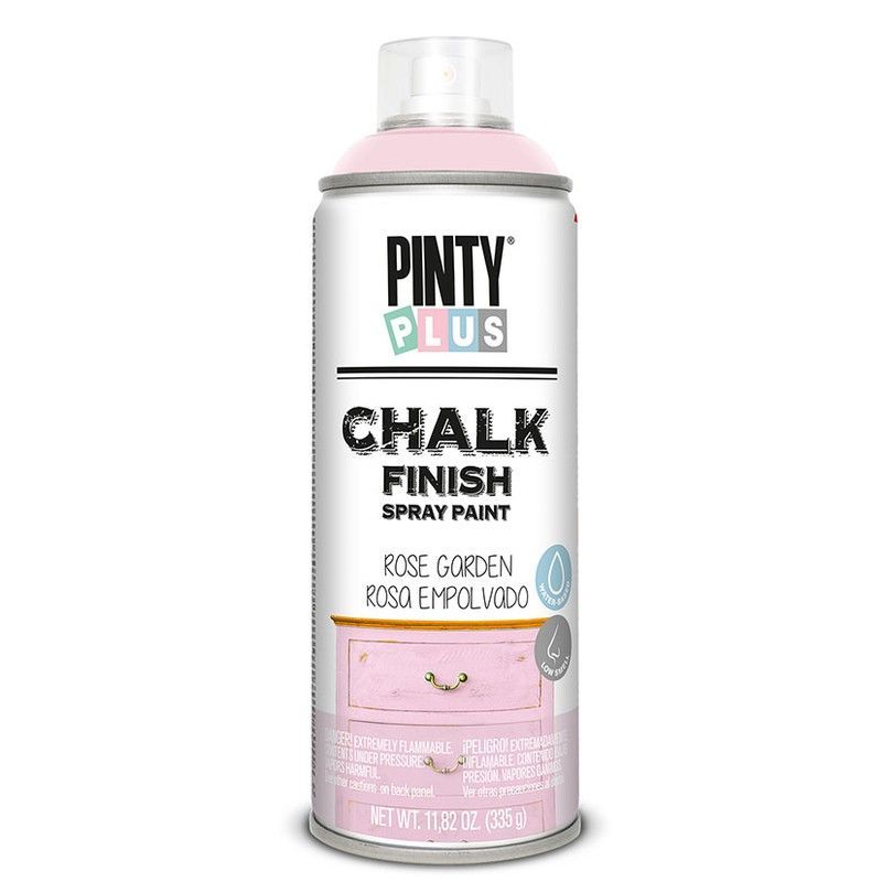 Pintura en spray NOVASOL Chalk. Pintura Spray Chalk Efecto Tiza Rosa Cla