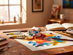 Pintura gouache/tempera liderpapel caja de 24 tubos de aluminio de 12 ml colores surtidos