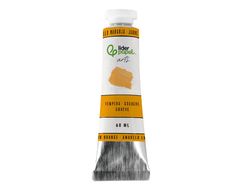 Pintura gouache/tempera liderpapel tubo de aluminio de 60 ml color amarillo naranja