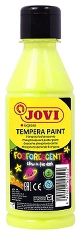 Pintura JOVI fosforescente 250 ml. Amarillo