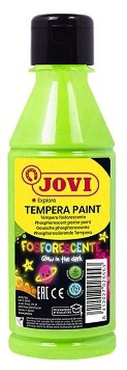 Pintura JOVI fosforescente 250 ml. Verde