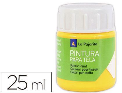 Pintura para Tela La Pajarita Amarillo Real 25 Ml