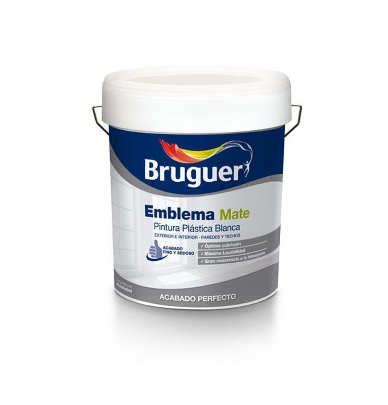 Pintura Plastica Mate 15 L