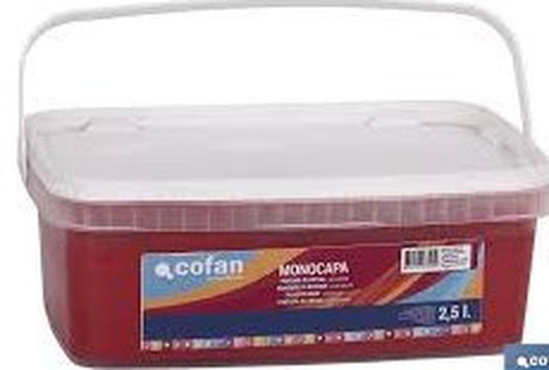 Pintura Plástica Monocapa | Diferentes colores | Apta para usar en interior(2,5 Lt)