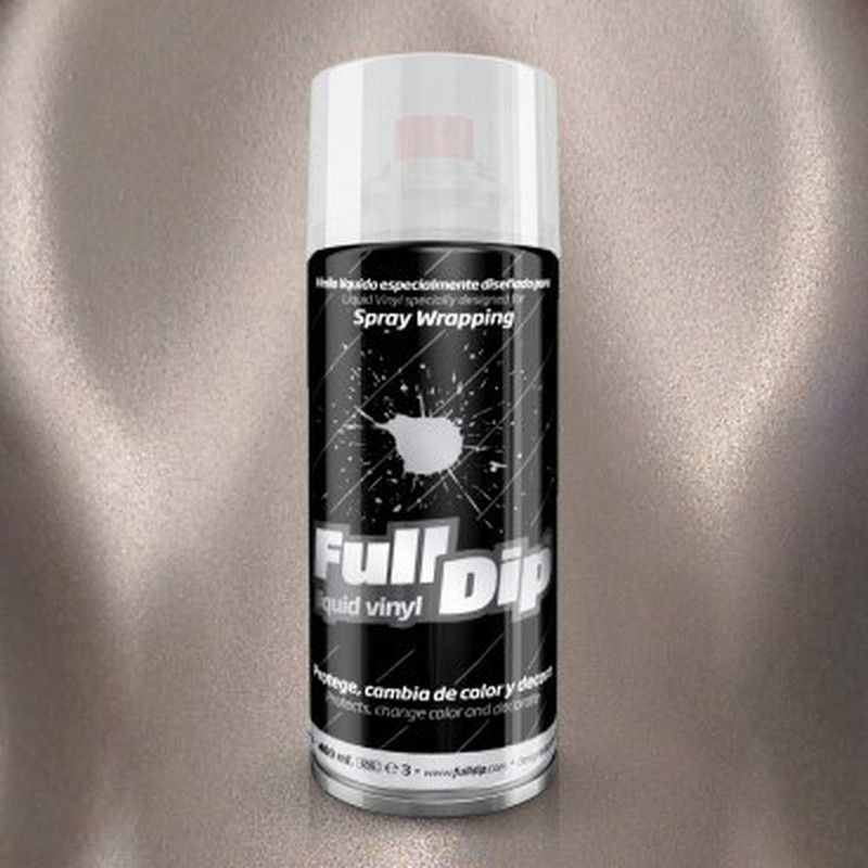 Pintura spray Full Dip Aluminio perla* 400ml.