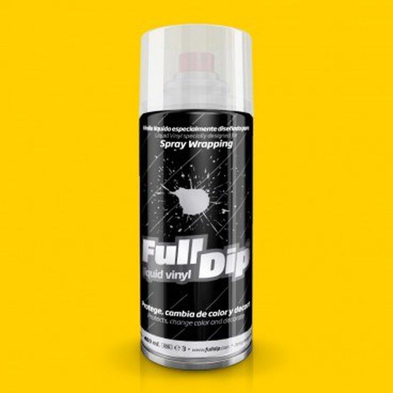 Pintura spray Full Dip Amarillo mate 400ml.