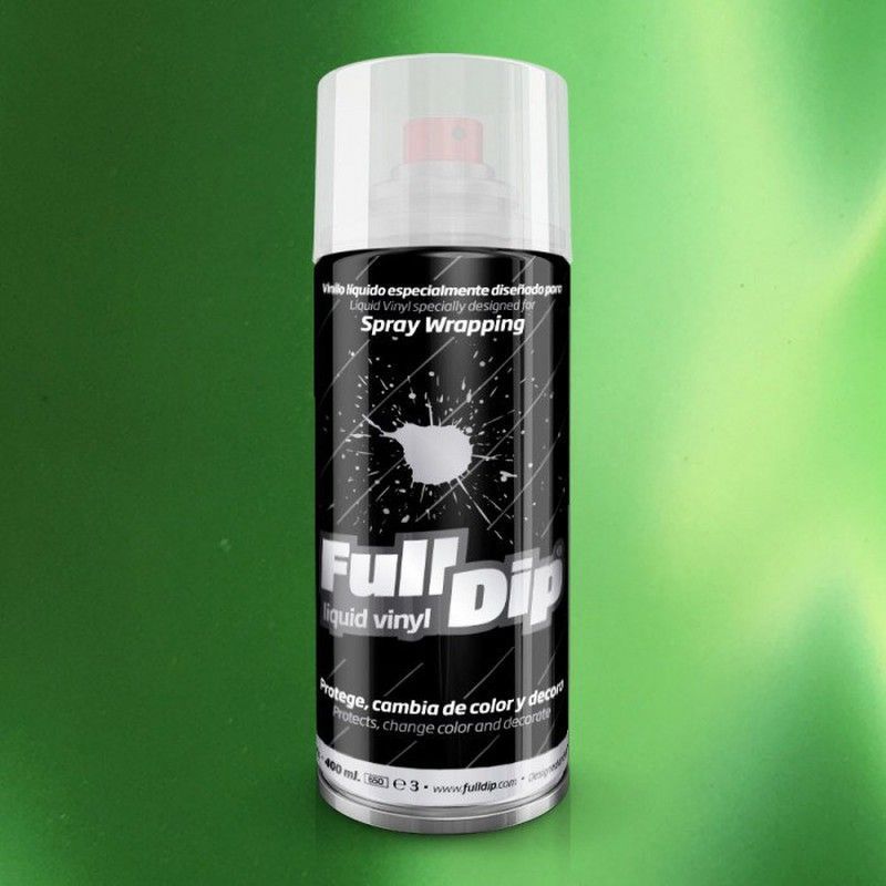 Pintura spray Full Dip Verde Lima 400ml.