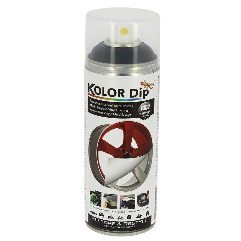 Pintura spray Kolor Dip Negro mate 400ml.