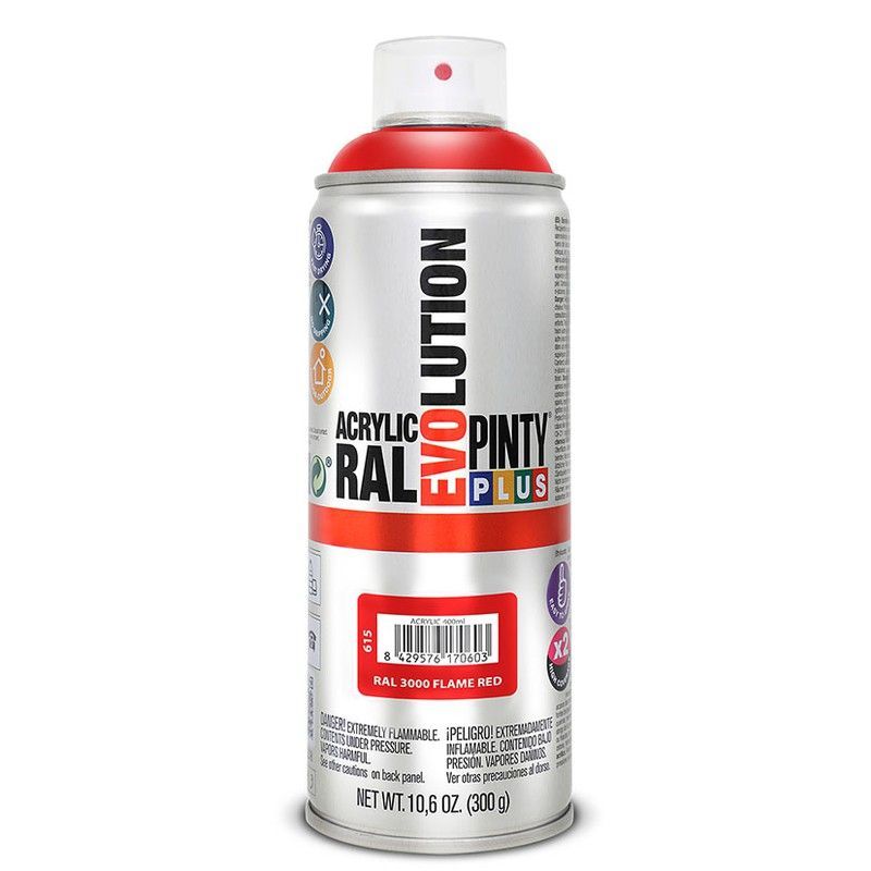 Pintura spray NOVASOL Evolution 400 ml Pintura Spray Acrilica Gris Antrac 400Ml