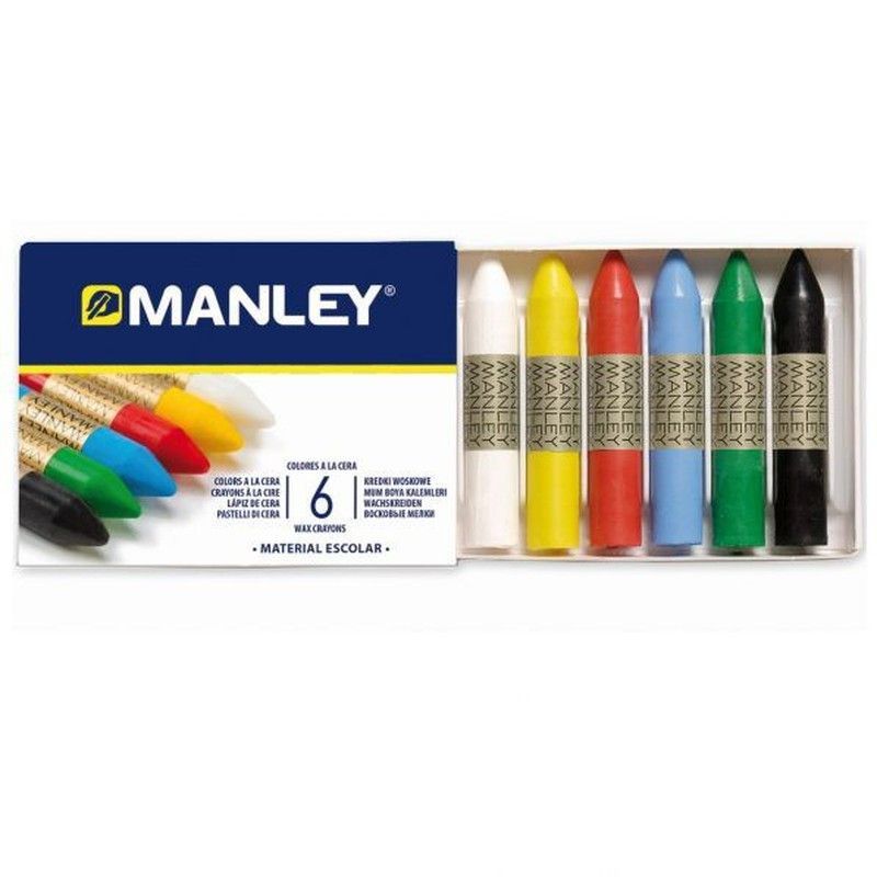 Pinturas de cera manley en cajas surtidas