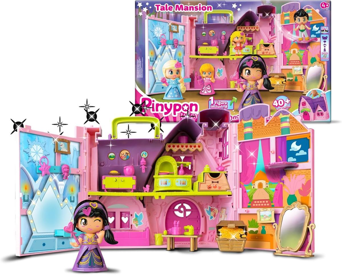 Pinypon Tales Mansión de Cuento con Figura y Accesorios