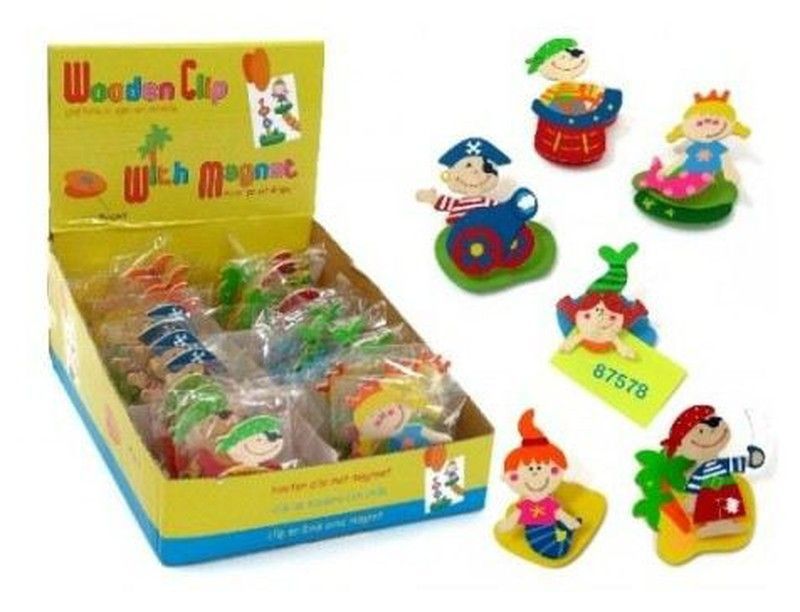 Pinza Clip C/Iman Piratas Ex36
