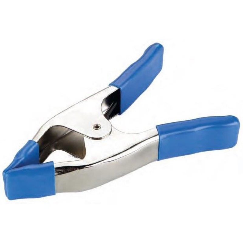 Pinza metálica de apriete con resorte de presión Alyco