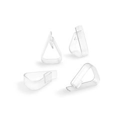 Pinza Sujeta Mantel Transparente 1190-0-000 (Blister 4 Unid.) Inofix