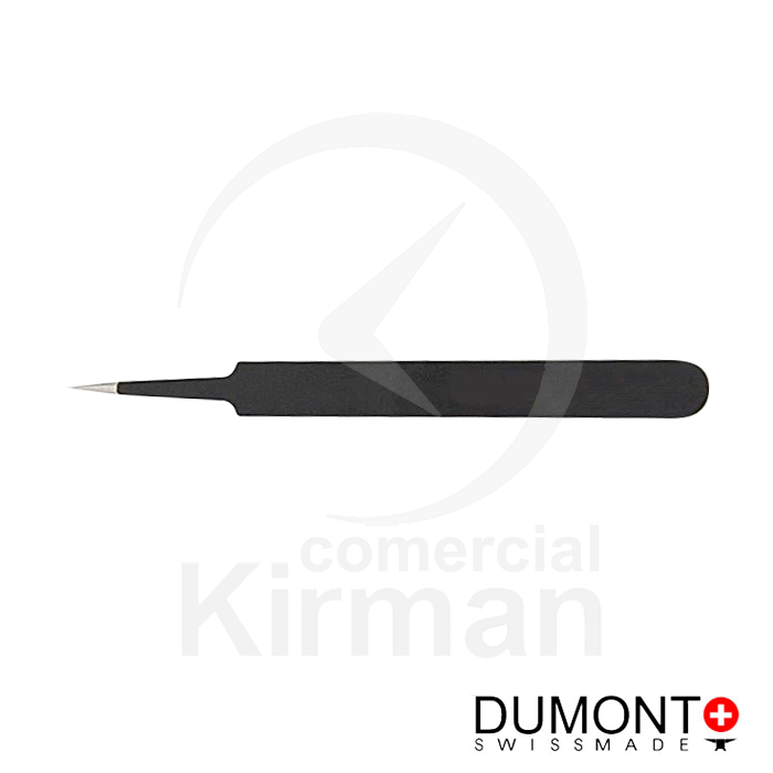 Pinzas Dumont Acero 50104 Puntas Antimagnéticas Revestimiento Epoxi N°5