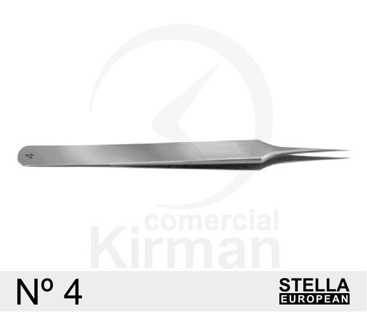 Pinzas Stella European Acero 50042 Antimagnética N°4