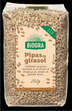 Pipas de Girasol 250g Semillas Ecológicas Biogra