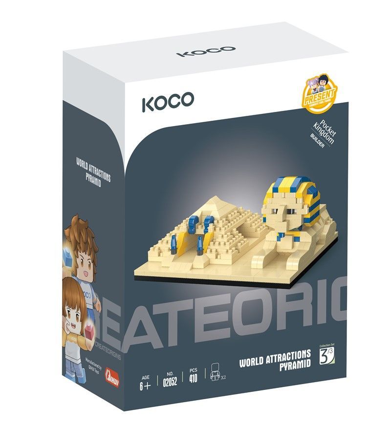 Piramide Egipcia Kit de Construcción 410 Piezas - Koco