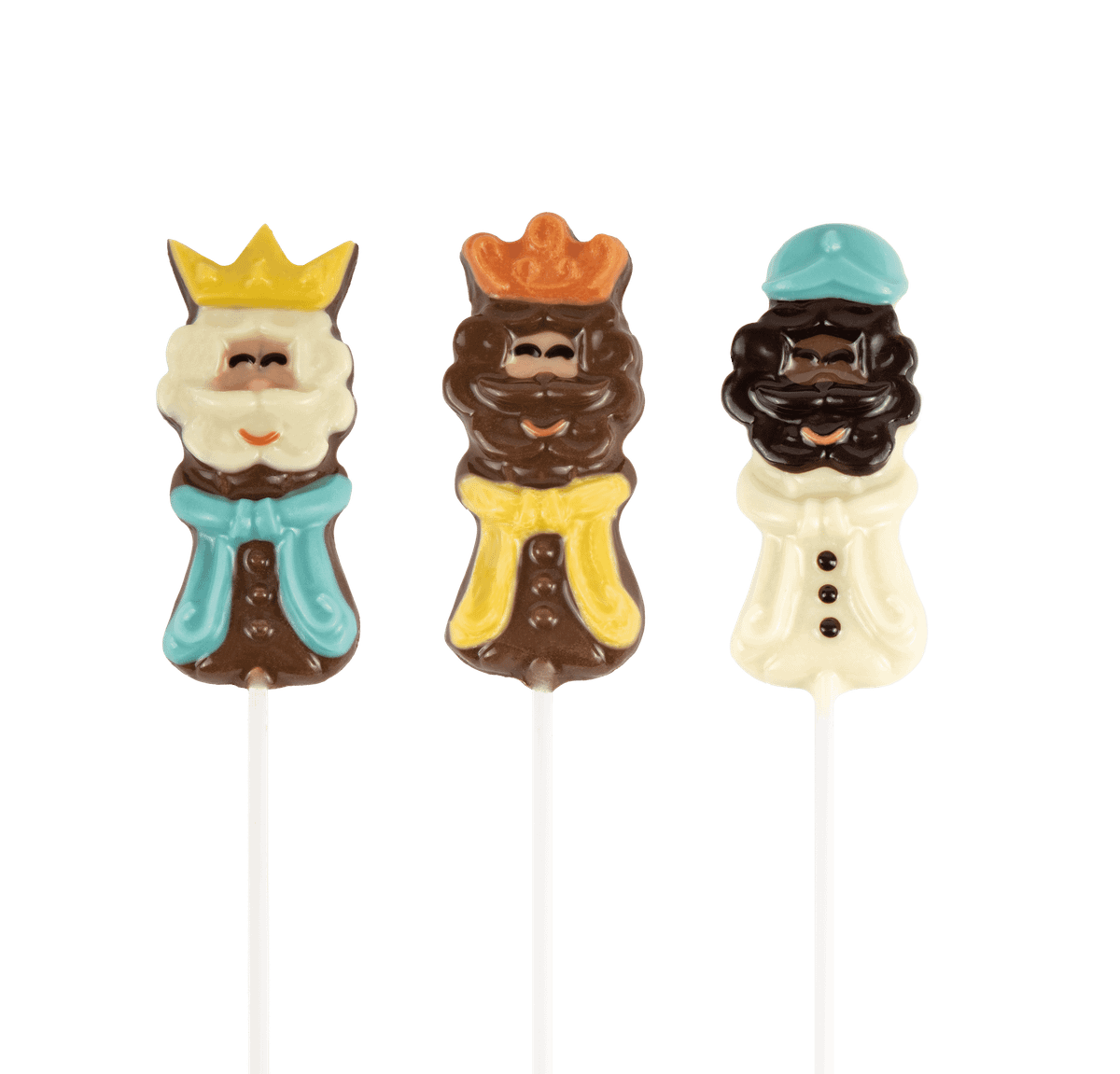 Piruletas Chocolate Reyes Magos Blanxart 30 grs