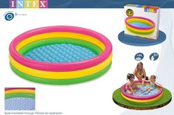 Piscina 3 tubos color 114 cm+2 – Intex
