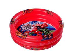 Piscina 3 tubos superhero 90cm