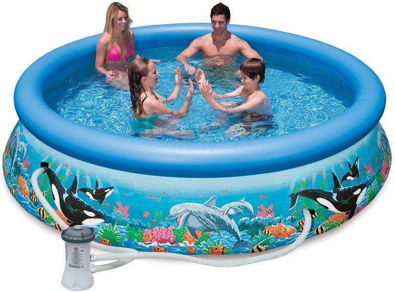 Piscina Intex Easy Set Mundo Marino 3,66 x 76 cm