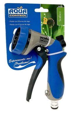 Pistola para riego de metal / caucho Aqua Control