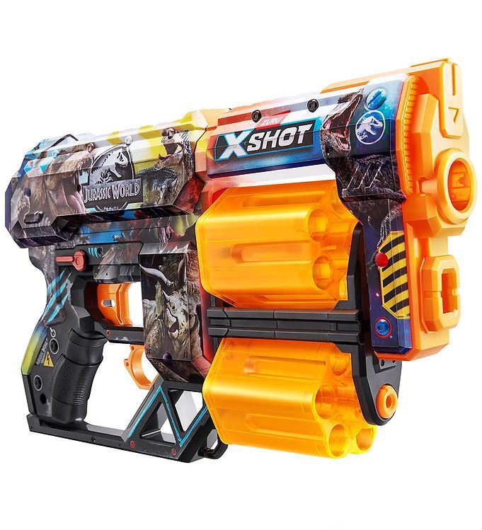 PISTOLA XSHOT JURASSIC 12 DARDOS