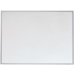 Pizarra blanca magnética pequeña Nobo con marco de aluminio de 585x430 mm