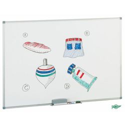Pizarra blanca melaminada Faibo 60x90cm