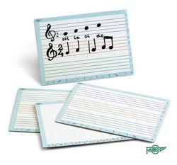 Pizarra blanca para educación musical