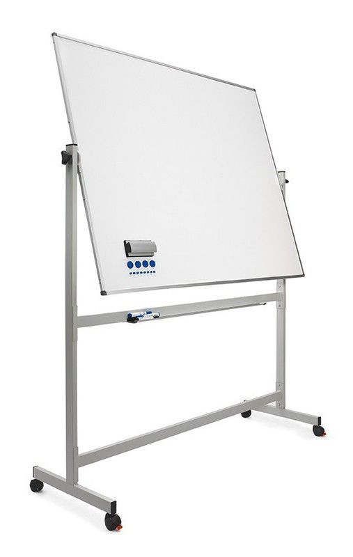 Pizarra blanca volteable. Superficie  laminada