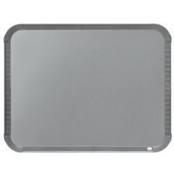 Pizarra borrado en seco línea hogar NOBO acero 22x28 cm, plateada