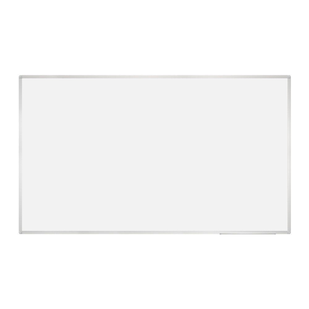 Pizarra Doble Cara Vitrificada Blanca con Marco de Aluminio 200x120