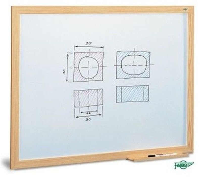 Pizarra estratificada blanca 100 x 150 cm m/madera