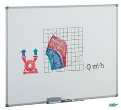 Pizarra estratificada blanca 122 x 100 cm m/aluminio