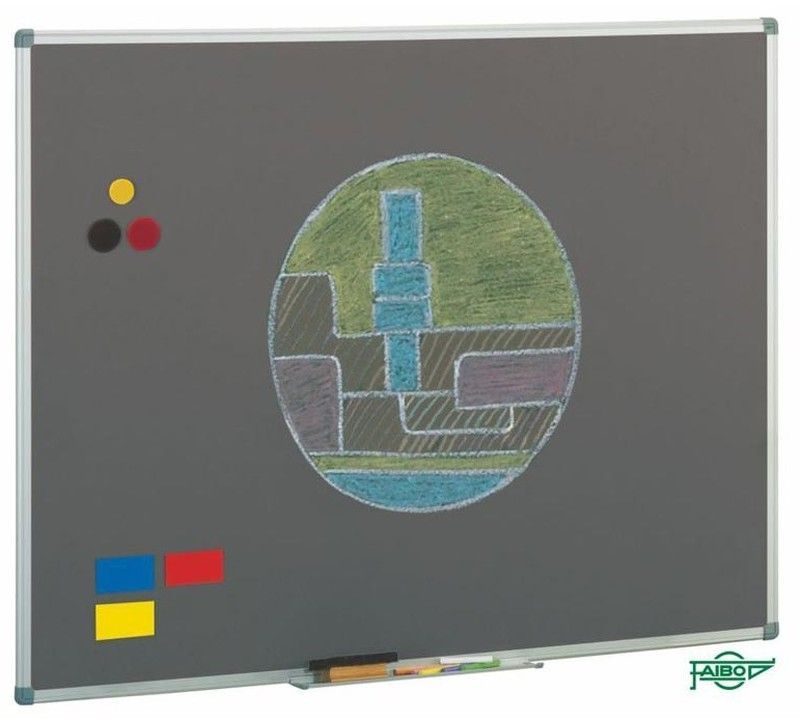 Pizarra gris acero vitrificado 122 x 244 cm, m/aluminio