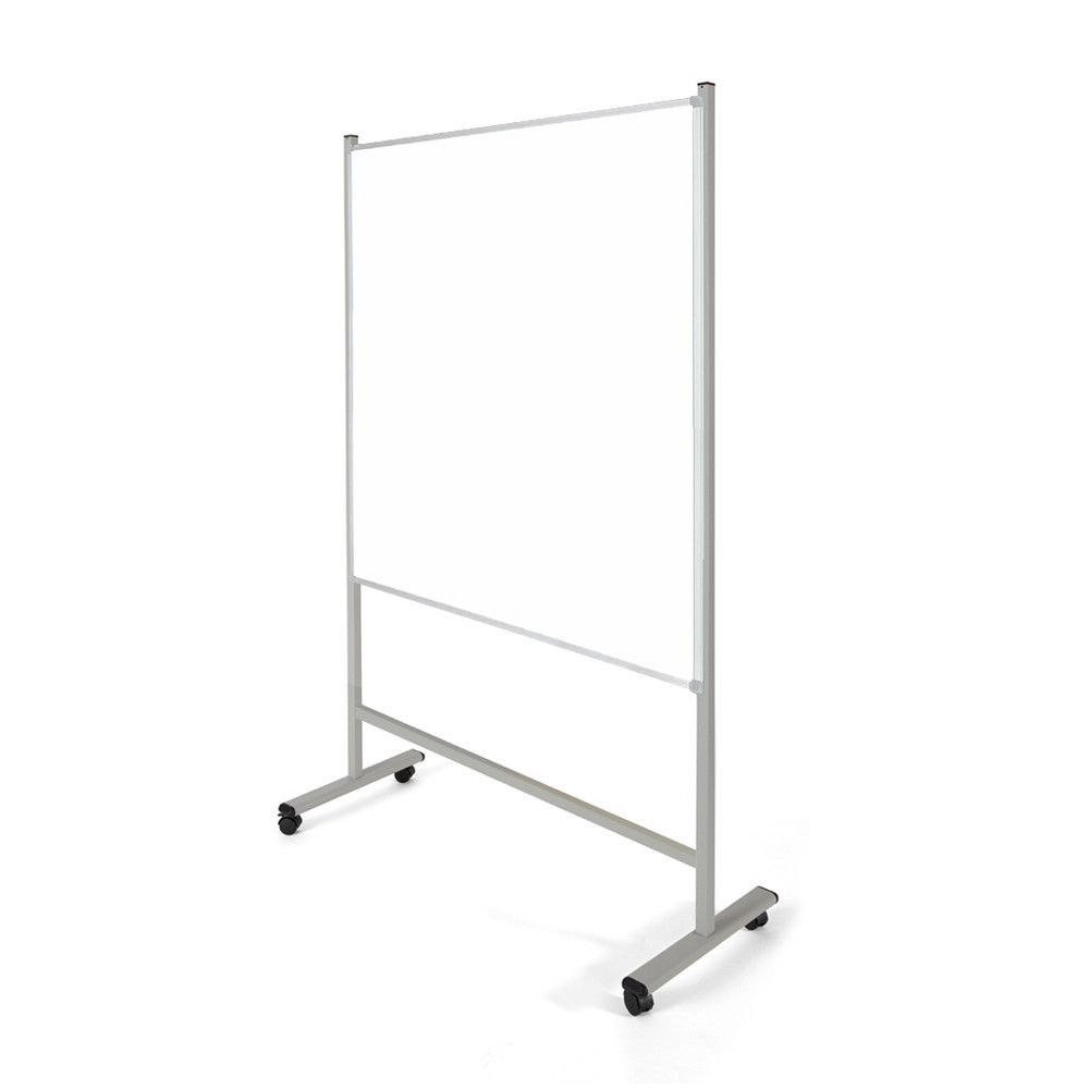 Pizarra Lacada de Doble Cara 120x150 cm con Soporte de Pies.