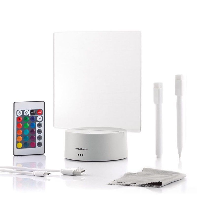 Pizarra led decorativa