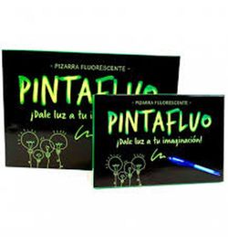 Pizarra Led Fluorescente PintaFluo tamaño A3